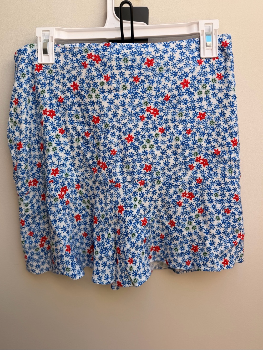 Ese o Ese Women's Blue Floral A-Line Skirt size M